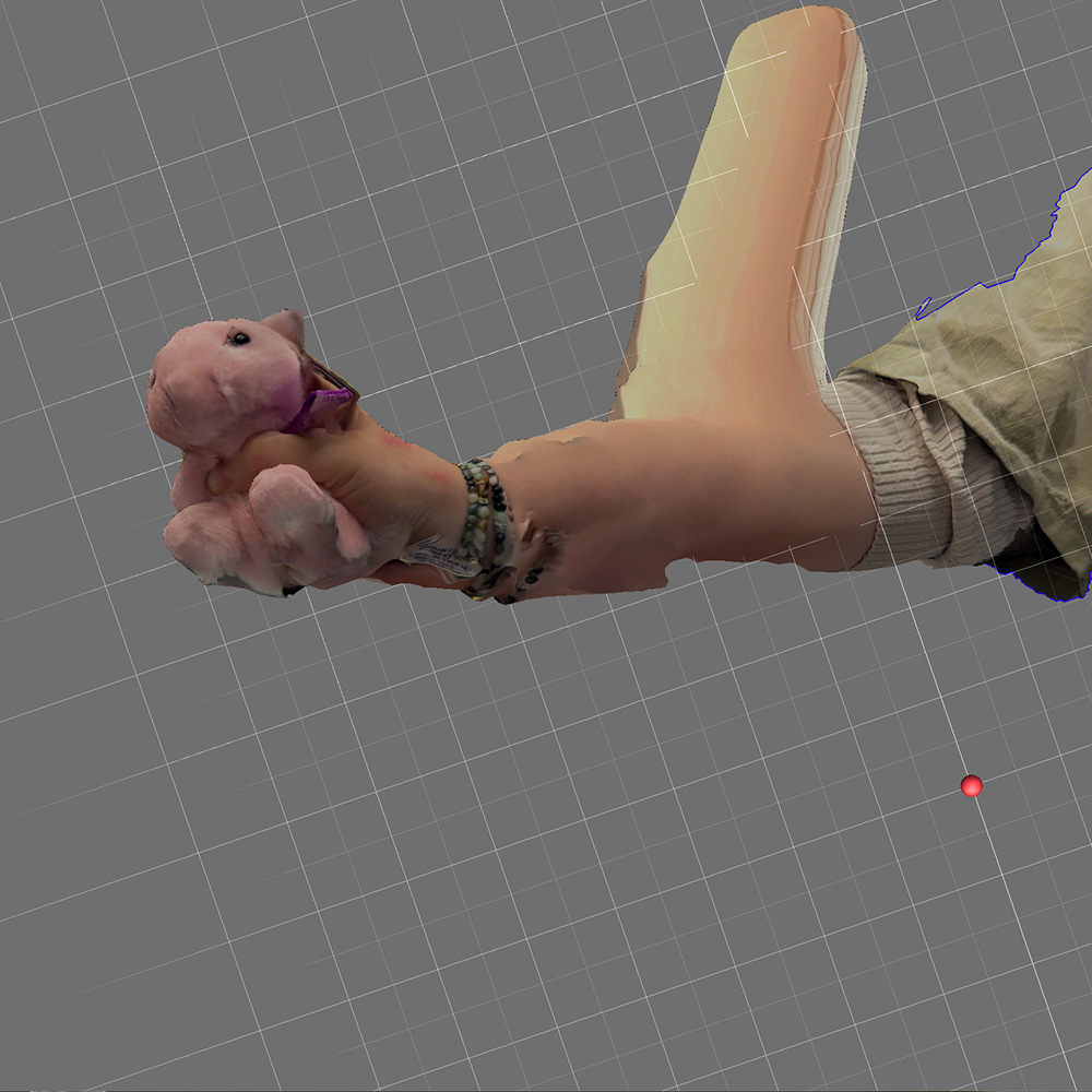 I tried to edit the model with the sculpting tools inside meshmixer.